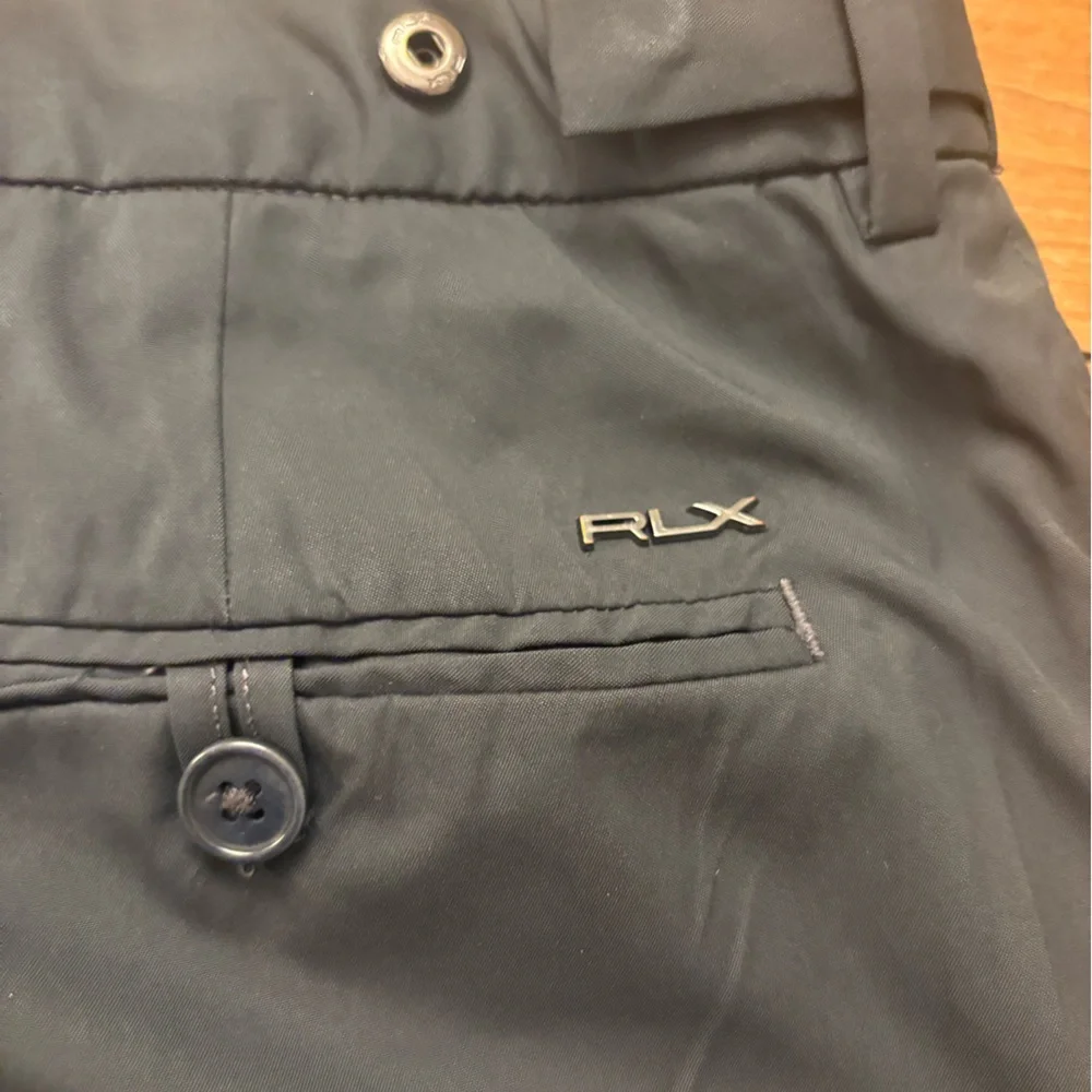 RLX black performance Pants with Subtle Logo. 34-32